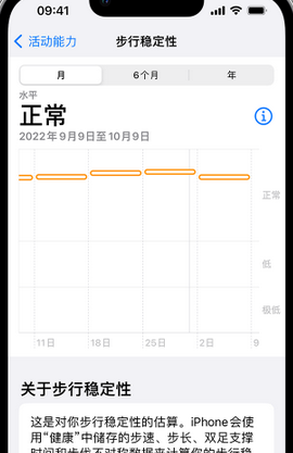 余江iPhone手机维修如何在iPhone开启'步行稳定性通知'