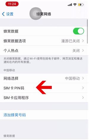 余江苹果14维修网分享如何给iPhone14的SIM卡设置密码 