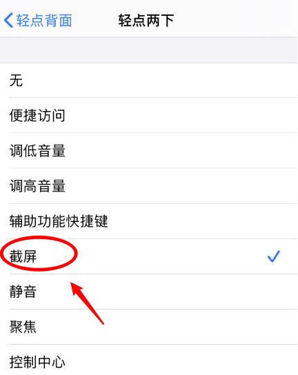 余江苹果手机维修分享iPhone12如何启用双击截屏 